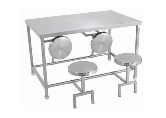 Chine Table et chaises de salle à manger en acier inoxydable de modèle aléatoire toute taille disponible fournisseur