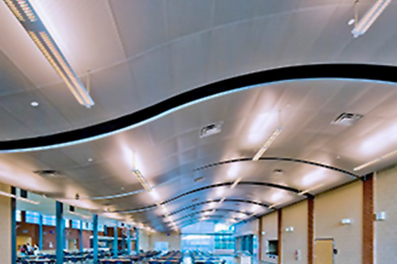 Chine Belles tuiles de plafond commerciales généreuses, plafond inoxidable tuile la taille standard 10 / 15MM fournisseur