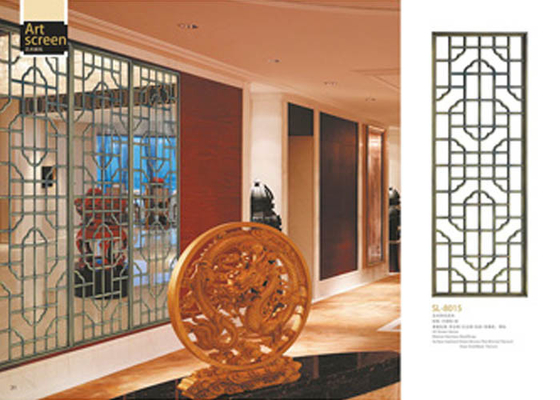 Chine Panneaux décoratifs légers en métal d&amp;#39;écran pour séparer / embellir / espace coordonné fournisseur